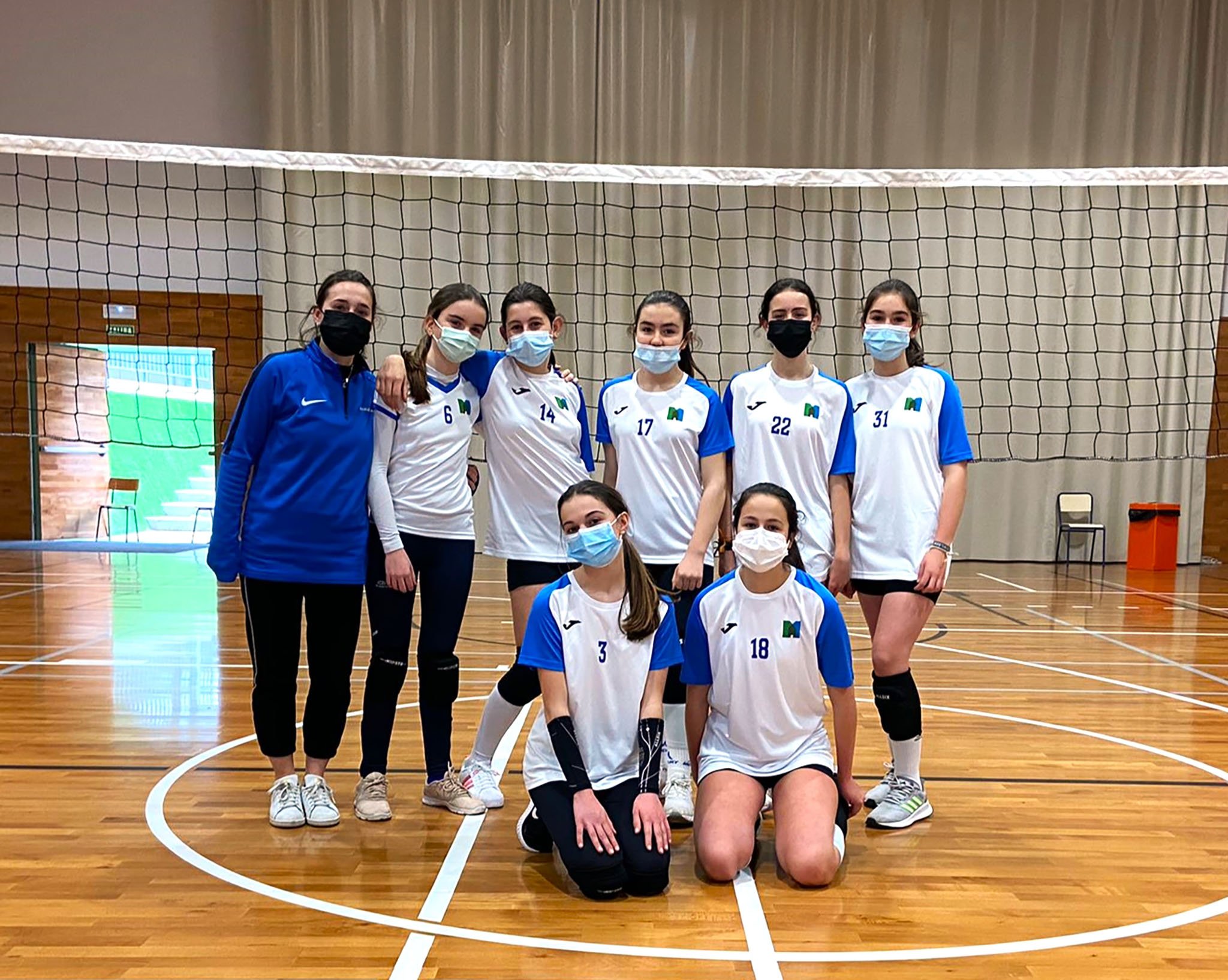 Continúa la competición Escolar de Voleibol